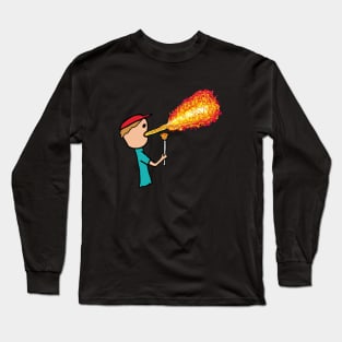 Fire Breathing Long Sleeve T-Shirt